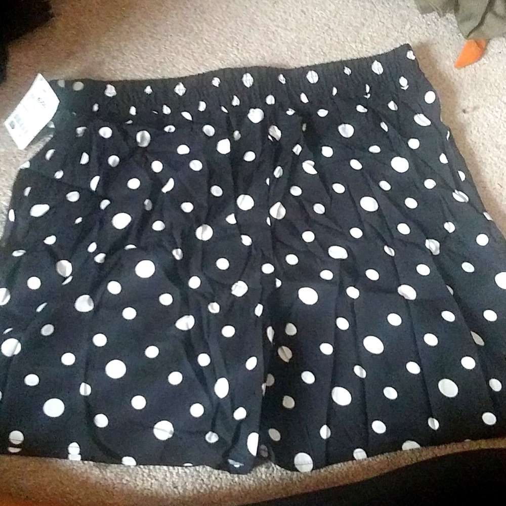 Polka dot shorts